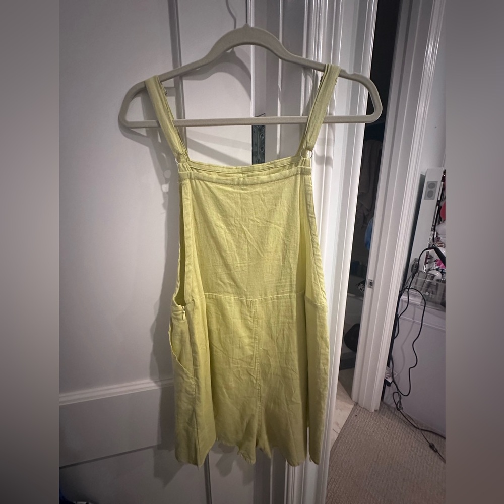 Yellow princess Polly romper